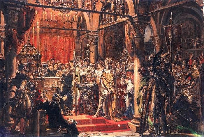Kroning af Boleslaw I ca år
                  1001